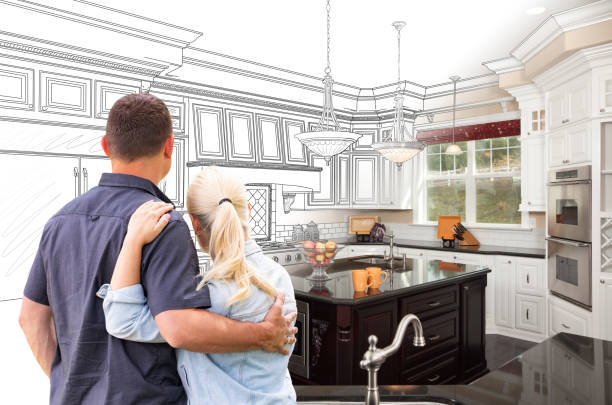 Custom kitchen cabinets installed in a Westminster home